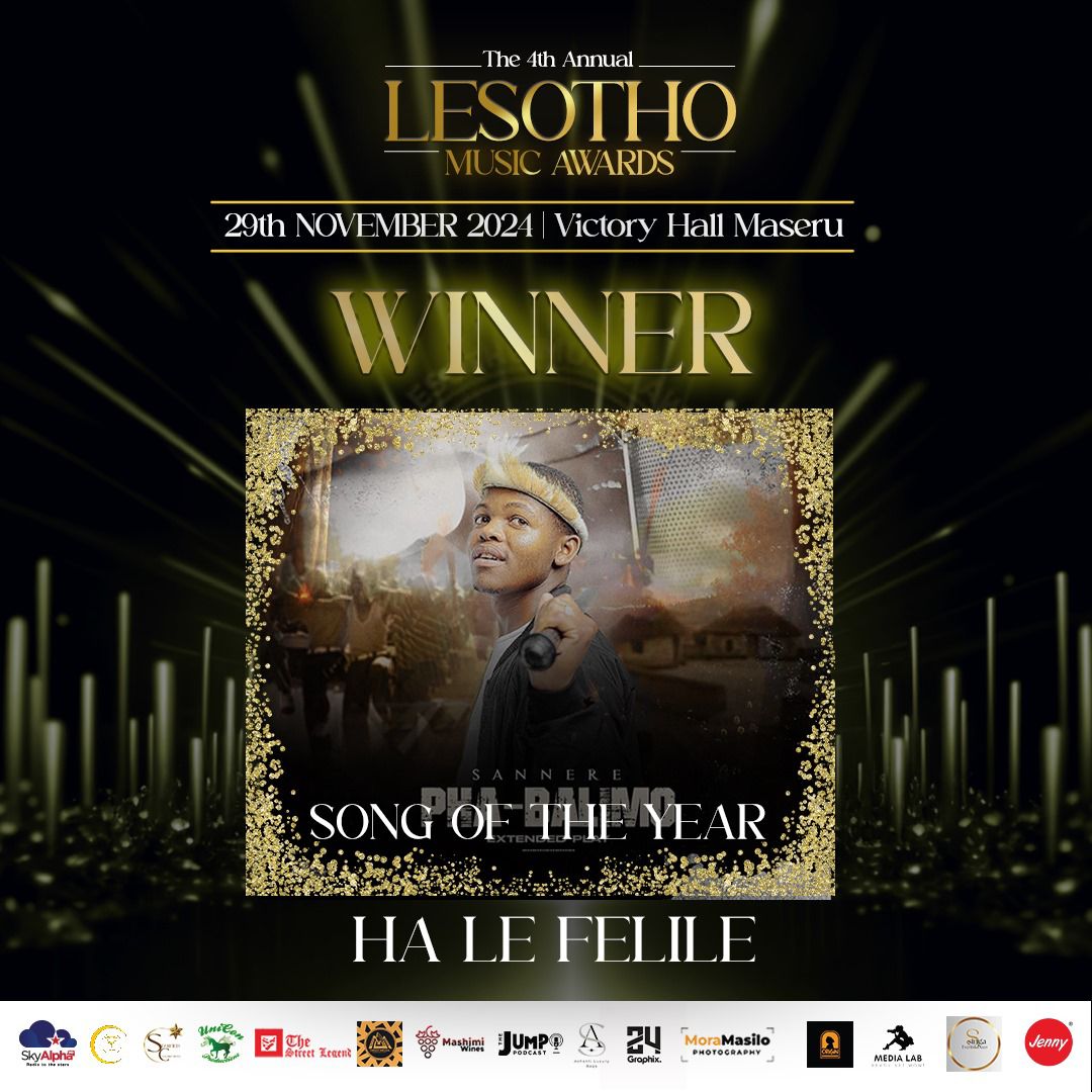 Sannere O Hapa Habeli Likhaung Tsa Lesotho Music Awards: Sebini Sa Selemo le Pina Ea Selemo